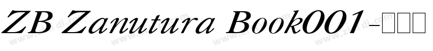 ZB Zanutura Book001字体转换